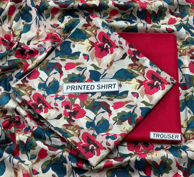 BF-1091 | 2PC UNSTITCHED PRINTED LAWN